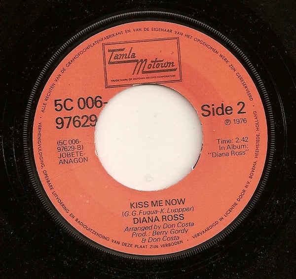 Diana Ross : Love Hangover (7",Single,45 RPM)
