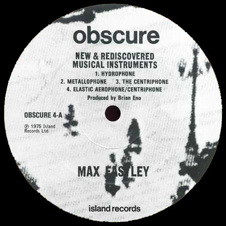 David Toop / Max Eastley : New And Rediscovered Musical Instruments (LP)