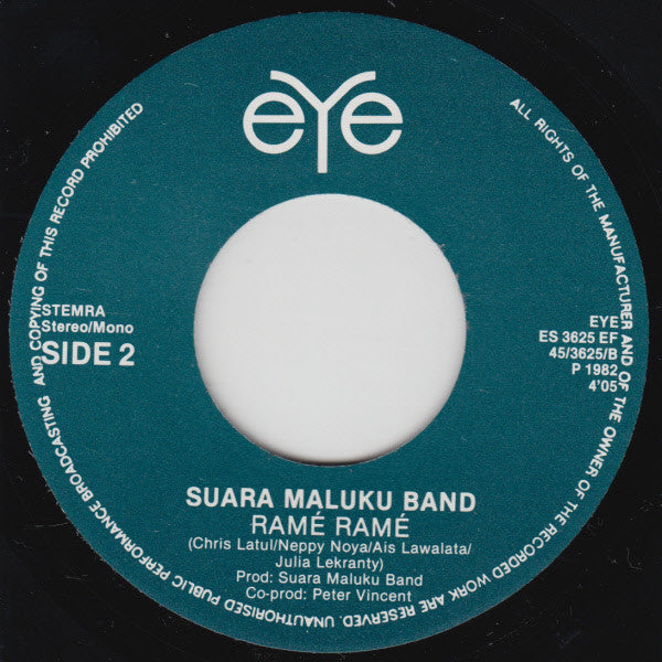 Suara Maluku Band : Ambon Manis É (7",45 RPM,Single)