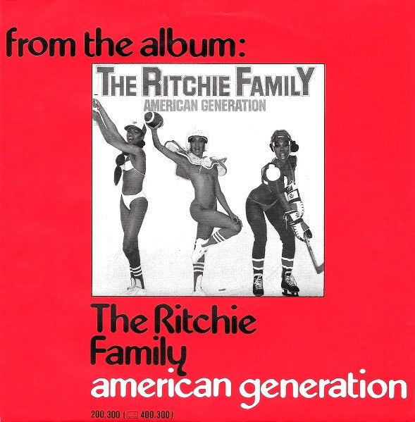 Ritchie Family, The : I Feel Disco Good (7",45 RPM,Single,Stereo)