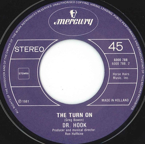 Dr. Hook : Baby Makes Her Blue Jeans Talk (7",45 RPM,Single)