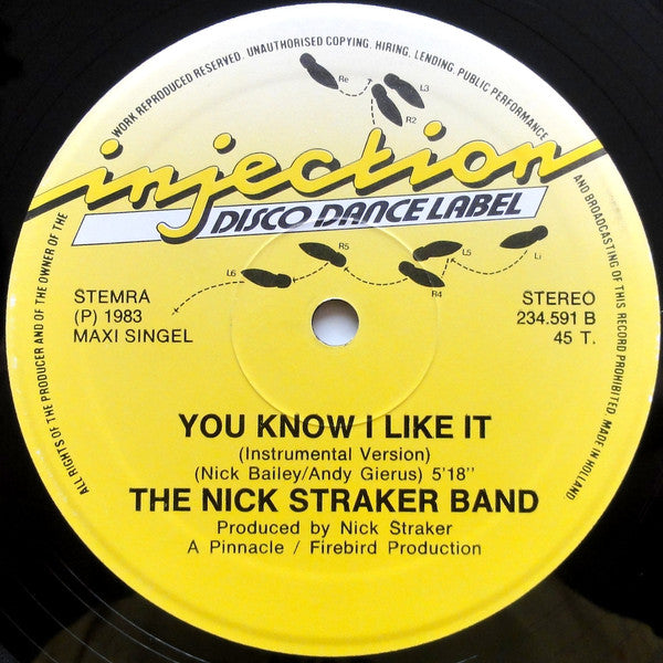 Nick Straker Band : You Know I Like It (12",Maxi-Single,45 RPM)