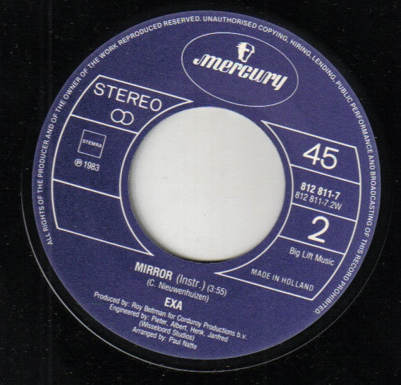 Exa (2) : Mirror (7",45 RPM,Single)