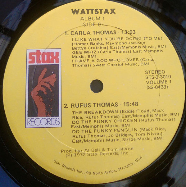 Various : Wattstax: The Living Word (LP,Album,Stereo)