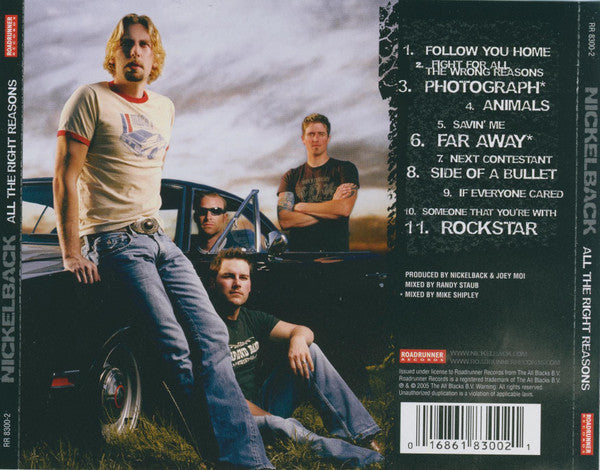 Nickelback : All The Right Reasons (Album)