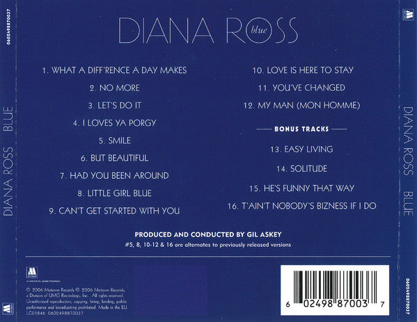 Diana Ross : Blue (Album)