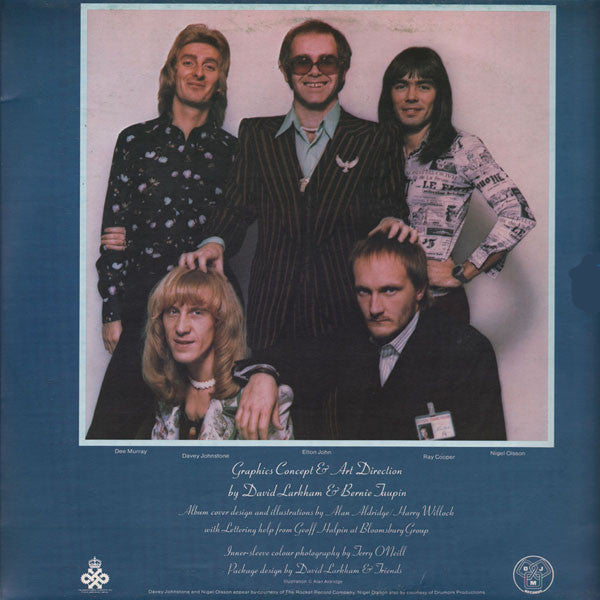 Elton John : Captain Fantastic And The Brown Dirt Cowboy (LP,Album,Stereo)