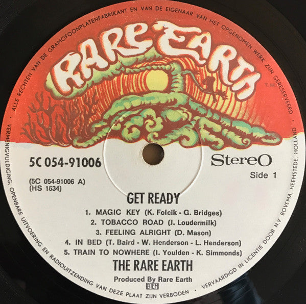 Rare Earth : Get Ready (LP, Album)