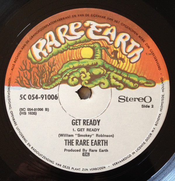 Rare Earth : Get Ready (LP, Album)