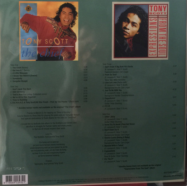 Tony Scott : The Chief & Expressions From The Soul (LP,Compilation,Limited Edition,Numbered)