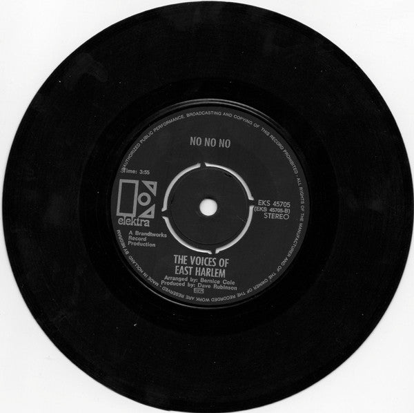 The Voices Of East Harlem : Right On Be Free/No No No (7",45 RPM,Single)