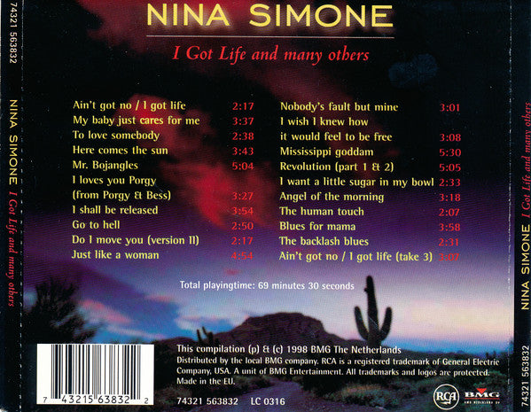 Nina Simone : I Got Life And Many Others (Compilation)