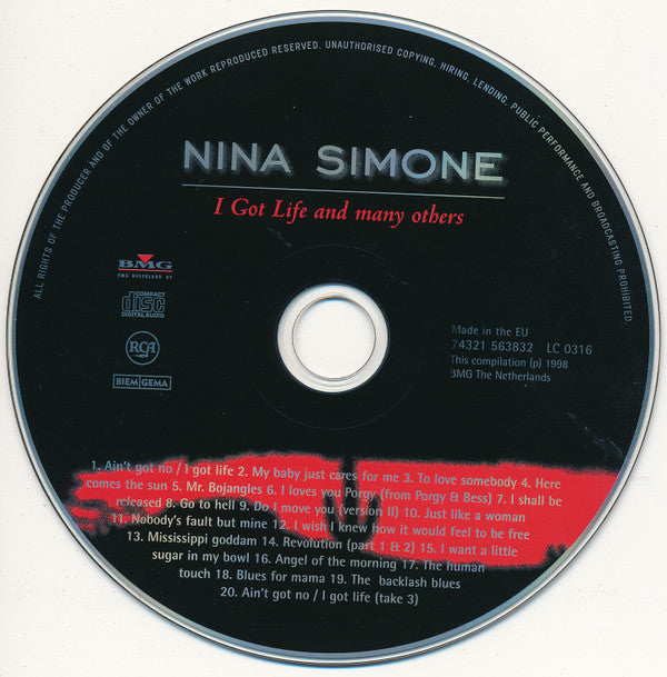 Nina Simone : I Got Life And Many Others (Compilation)