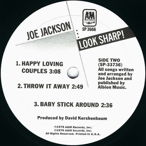 Joe Jackson : Look Sharp! (LP,10",Album)