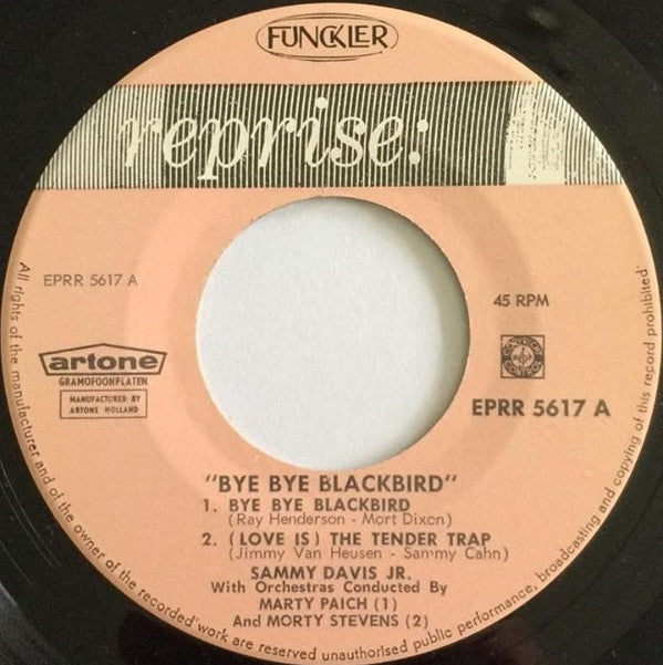 Sammy Davis Jr. : Bye Bye Blackbird (7",45 RPM,EP)