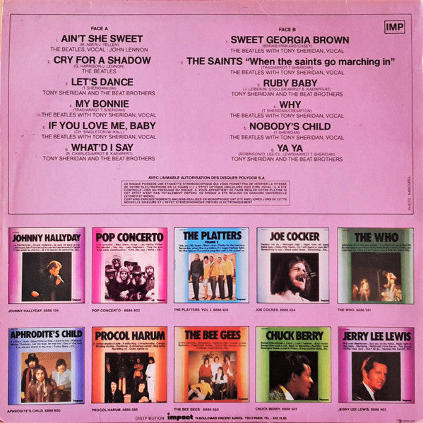Beatles, The And Tony Sheridan : The Beatles First And Tony Sheridan (LP,Compilation,Reissue)