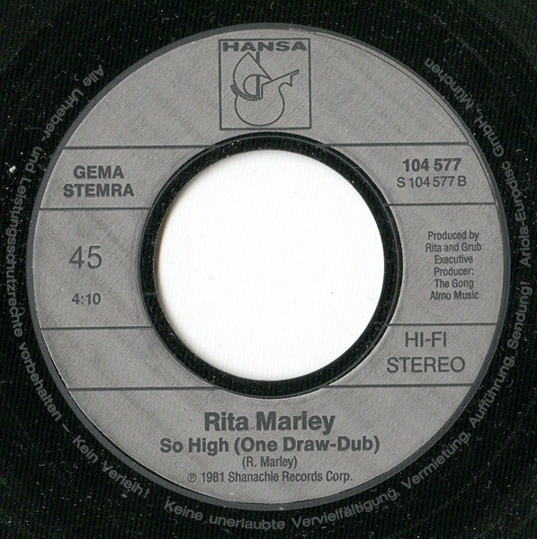 Rita Marley : One Draw (7",45 RPM,Single)