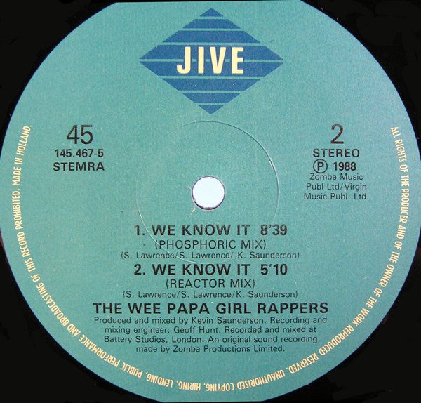 Wee Papa Girl Rappers : Soulmate (12",45 RPM,Stereo)