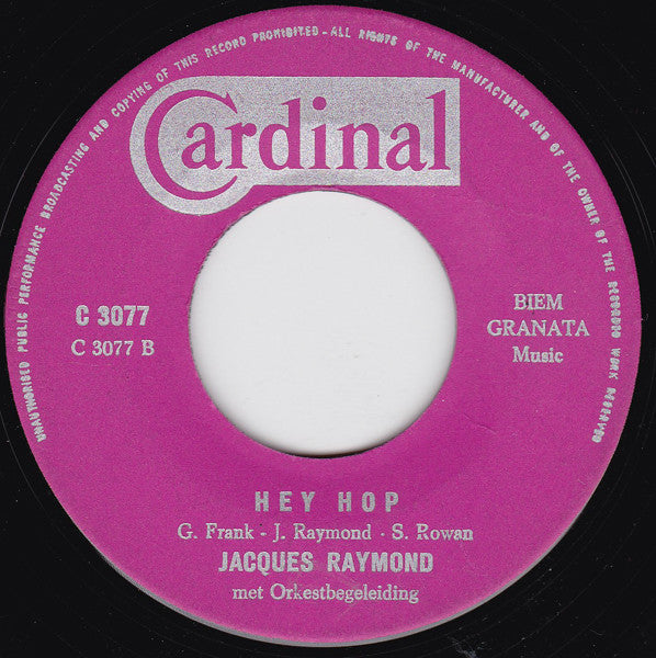 Jacques Raymond : Honderdduizend Woorden (7",45 RPM,Single)