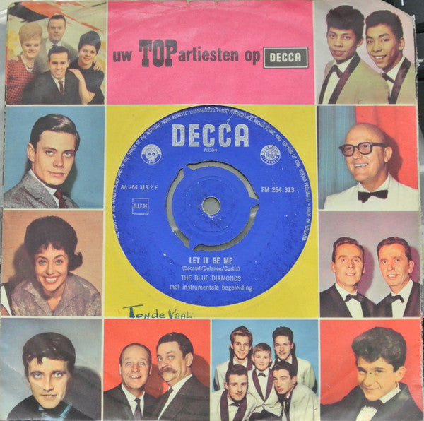 Blue Diamonds, The : Pretty Blue Eyes (7",45 RPM,Single,Mono)