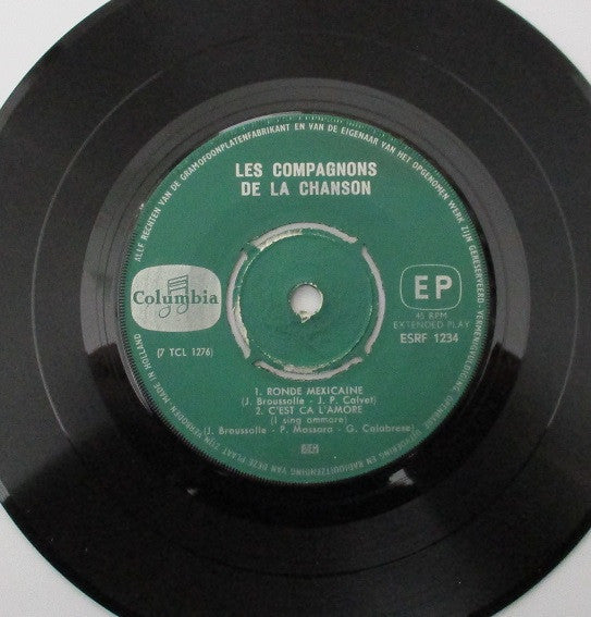 Les Compagnons De La Chanson : Ronde Mexicaine (7",45 RPM,EP,Mono)
