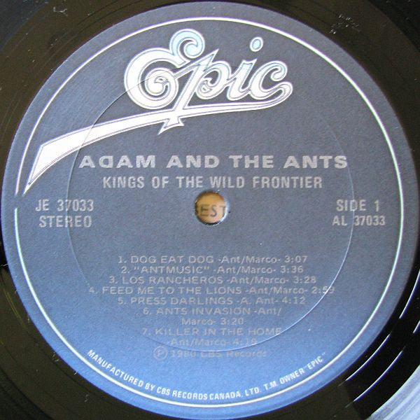 Adam And The Ants : Kings Of The Wild Frontier (LP,Album)