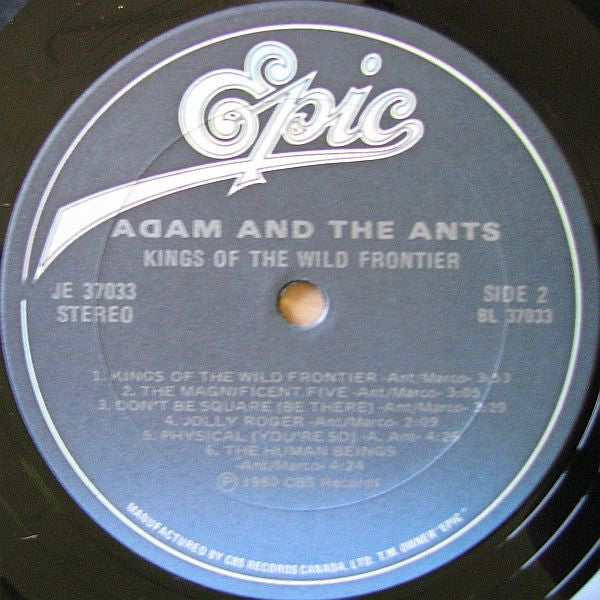 Adam And The Ants : Kings Of The Wild Frontier (LP,Album)