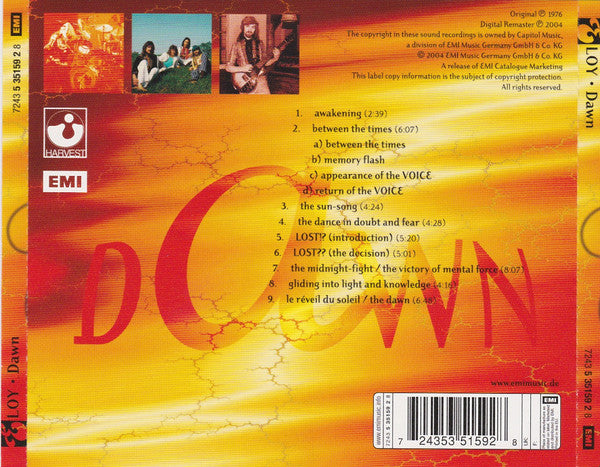 Eloy : Dawn (Album,Reissue,Remastered,Stereo)