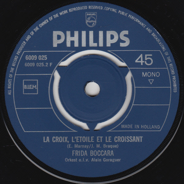 Frida Boccara : Les Quatre Chemins De L'amour (7",45 RPM,Single,Mono)