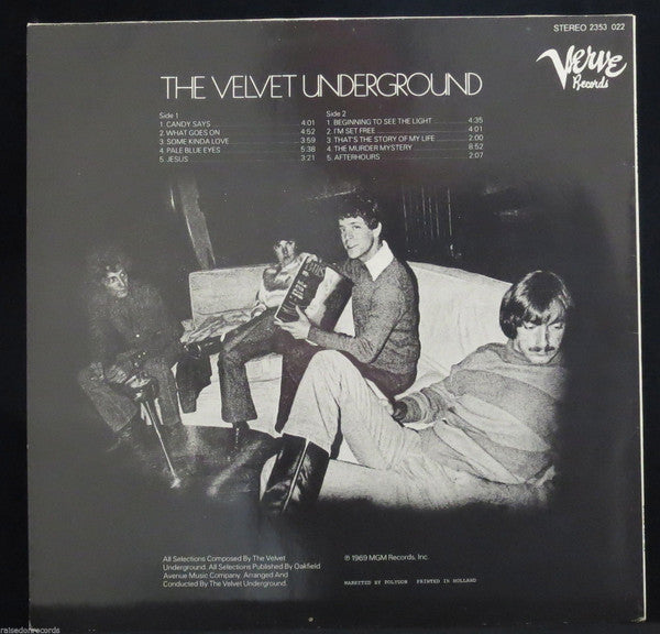 The Velvet Underground : The Velvet Underground (LP, Album, RE)