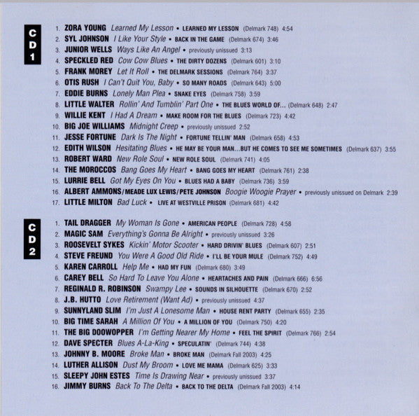 Various : Delmark Records 50 Years Of Jazz And Blues - Blues (Compilation)