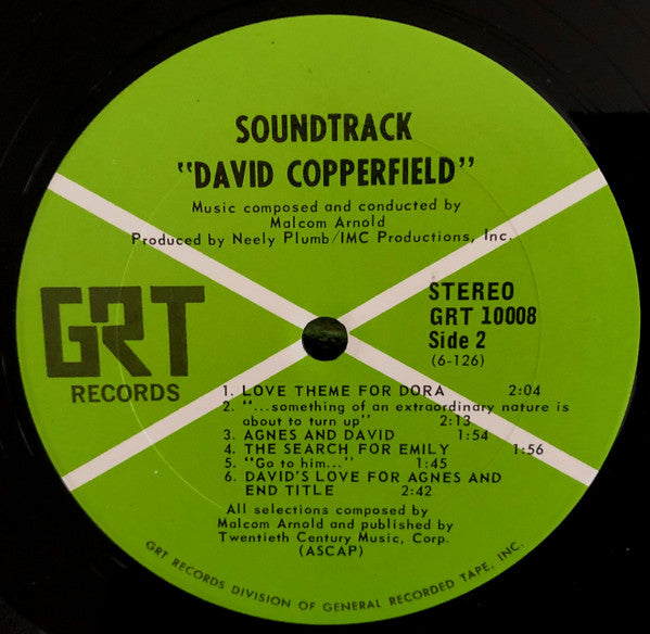 Malcolm Arnold : David Copperfield (Music From the NBC Television Special) (LP)