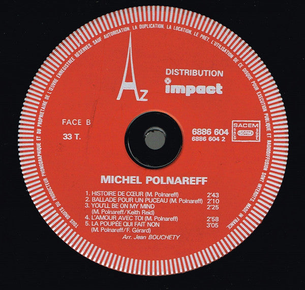 Michel Polnareff : Michel Polnareff (LP,Album,Reissue,Stereo)