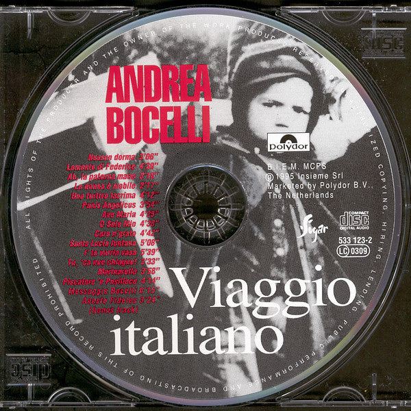 Andrea Bocelli : Viaggio Italiano (Album)