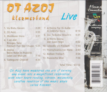 Ot Azoj Klezmerband : Live (Album)
