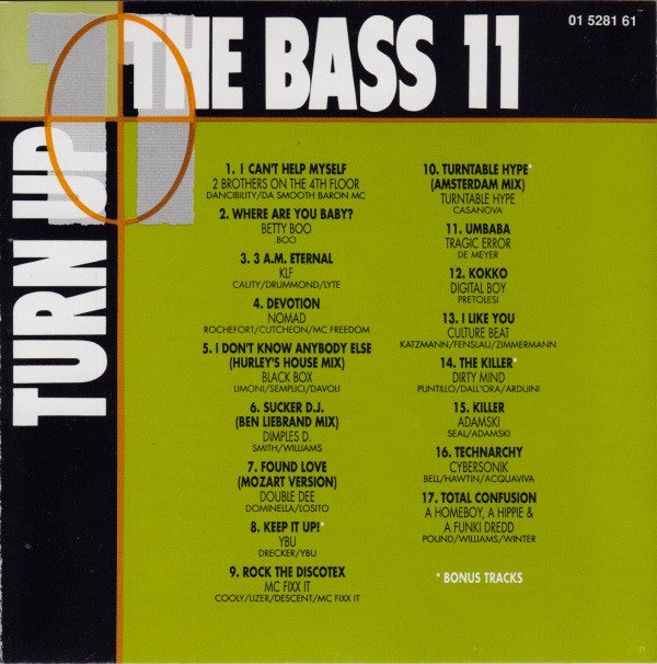 Various : Turn Up The Bass Volume 11 (Compilation)