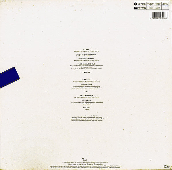 Midge Ure : The Gift (LP,Album)