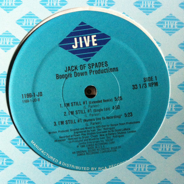 Boogie Down Productions : Jack Of Spades / I'm Still #1 (12",33 ⅓ RPM)