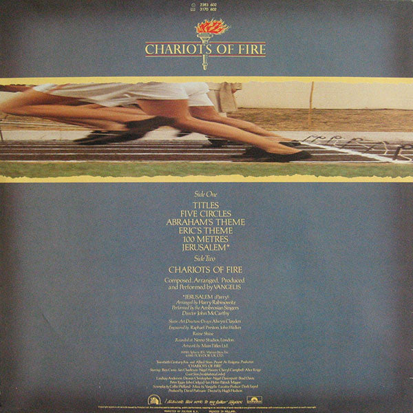 Vangelis : Chariots Of Fire (LP, Album)