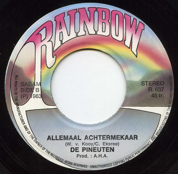 De Pineuten : Als Een Ambtenaar Gaat Staken (7",45 RPM,Single)