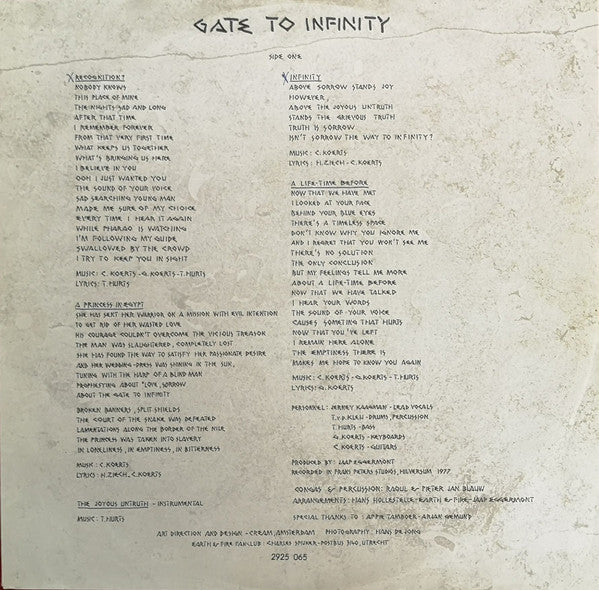 Earth And Fire : Gate To Infinity (LP,Album)