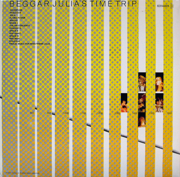 Ekseption : Beggar Julia's Time Trip (LP,Album,Repress)