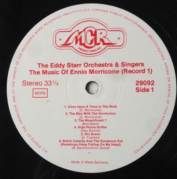 Eddy Starr Orchestra & Singers, The : Once Upon A Time In The West (The Music Of Ennio Morricone And Other Great Western Movie Themes) (LP,Compilation)