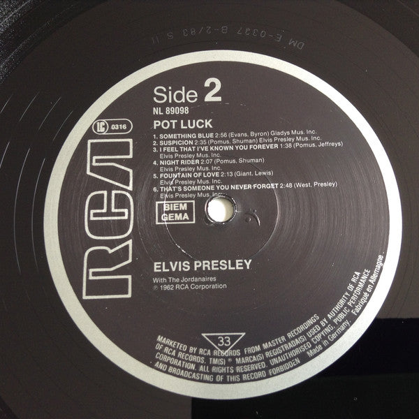Elvis* : Pot Luck (LP, Album, RE)