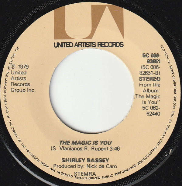 Shirley Bassey : This Is My Life (La Vita) (7",45 RPM,Single,Stereo)