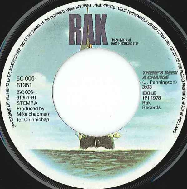 Exile (7) : Kiss You All Over (7",45 RPM,Single)