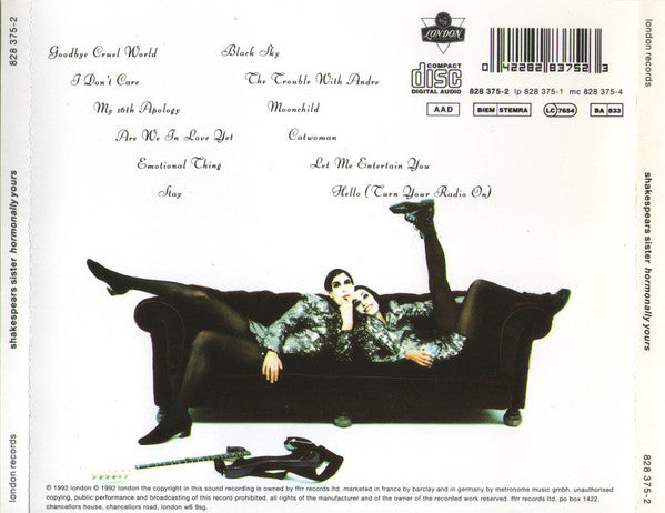 Shakespear's Sister : Hormonally Yours (Album)