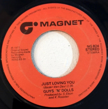 Guys 'n Dolls : You're My World (7",Single,45 RPM)