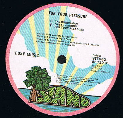 Roxy Music : For Your Pleasure (LP,Album)