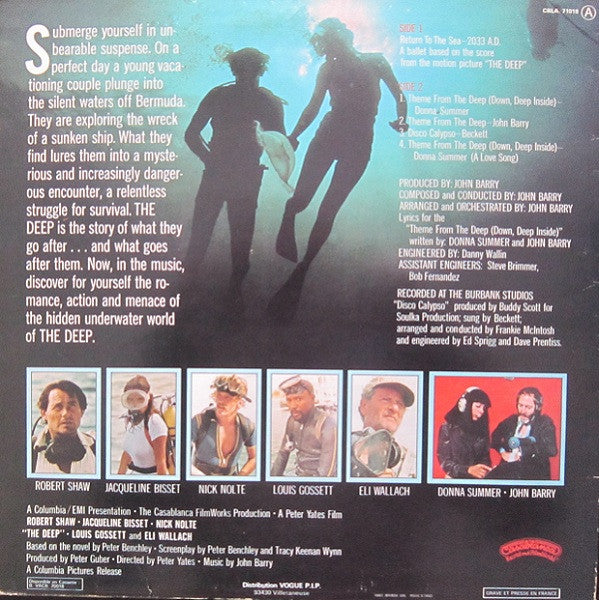 John Barry : The Deep (Music From The Original Motion Picture Soundtrack) (LP,Album)